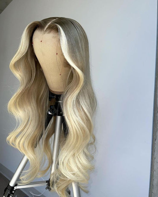 Queen B Wig 30" - 13x6 Lace Premium Human Blend