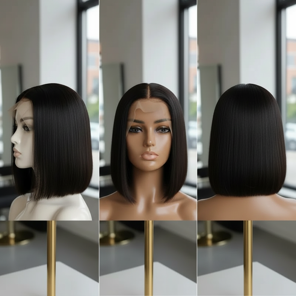 The Chic Bob 10” | Brazilian Straight Glueless Frontal