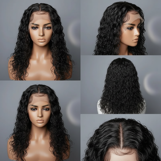 The Amara Wave 22” | Brazilian Water Wave 13x4 Glueless Frontal Wig