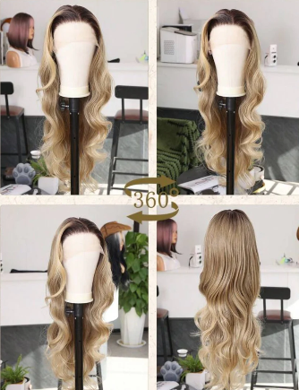 Queen B 30” | Blonde 13x6 Full Frontal Lace Wig