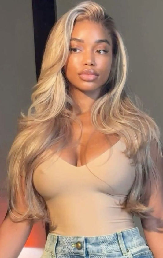 Queen B Wig 30" - 13x6 Lace Premium Human Blend