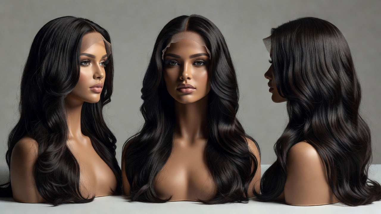 The Bombshell Wave 28” | Black Body Wave  Wig